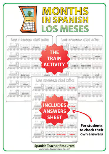 Spanish Months Bundle