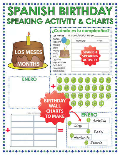 Spanish Months Bundle