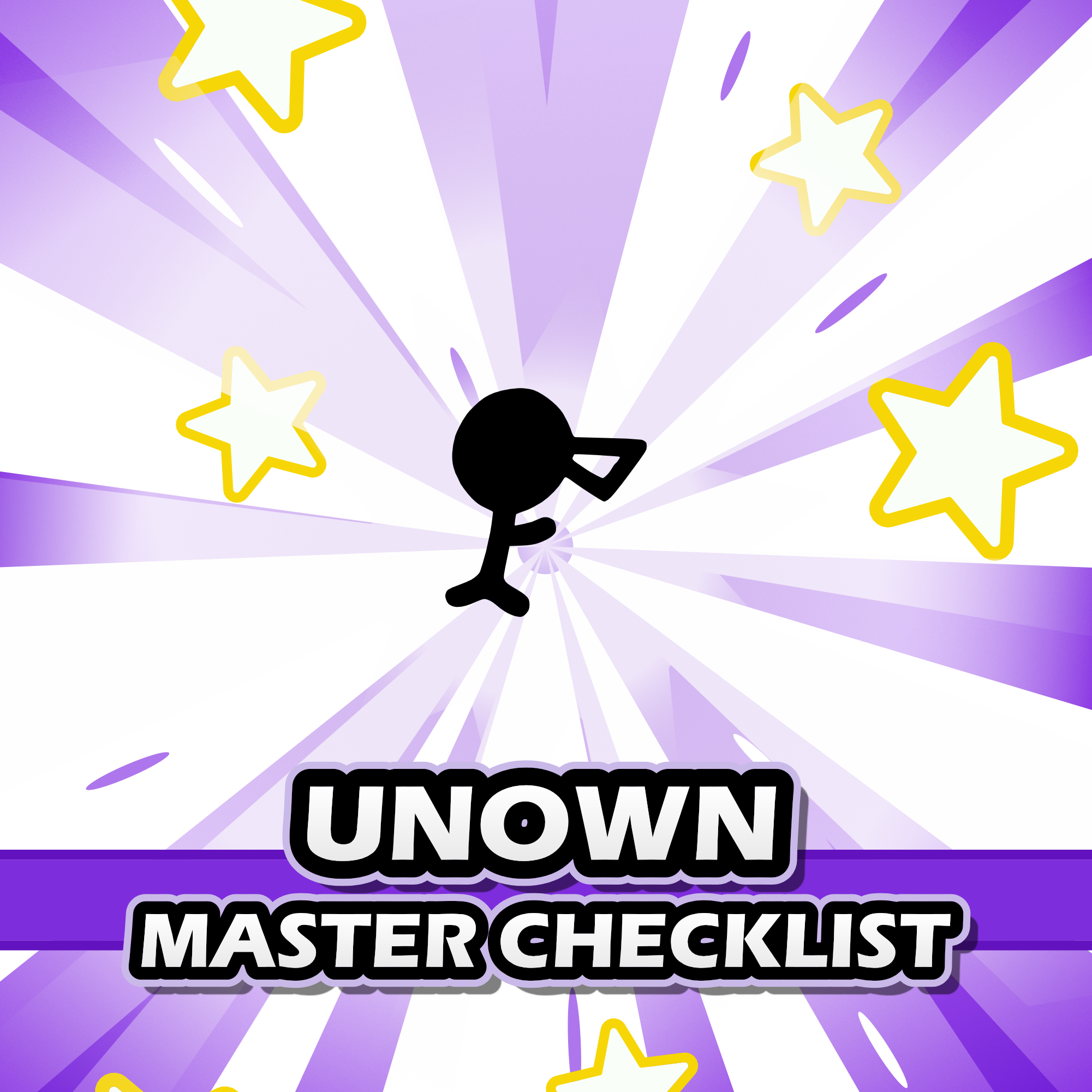0201 Unown Master Set Checklist - Payhip
