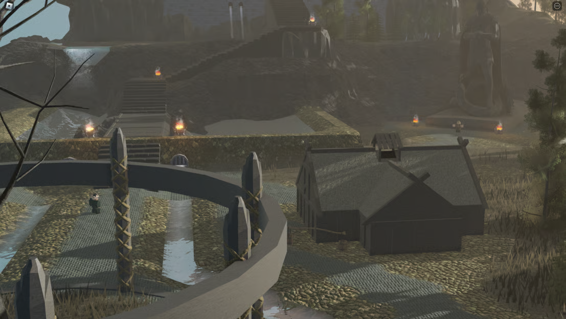 Adventure style medieval world Roblox