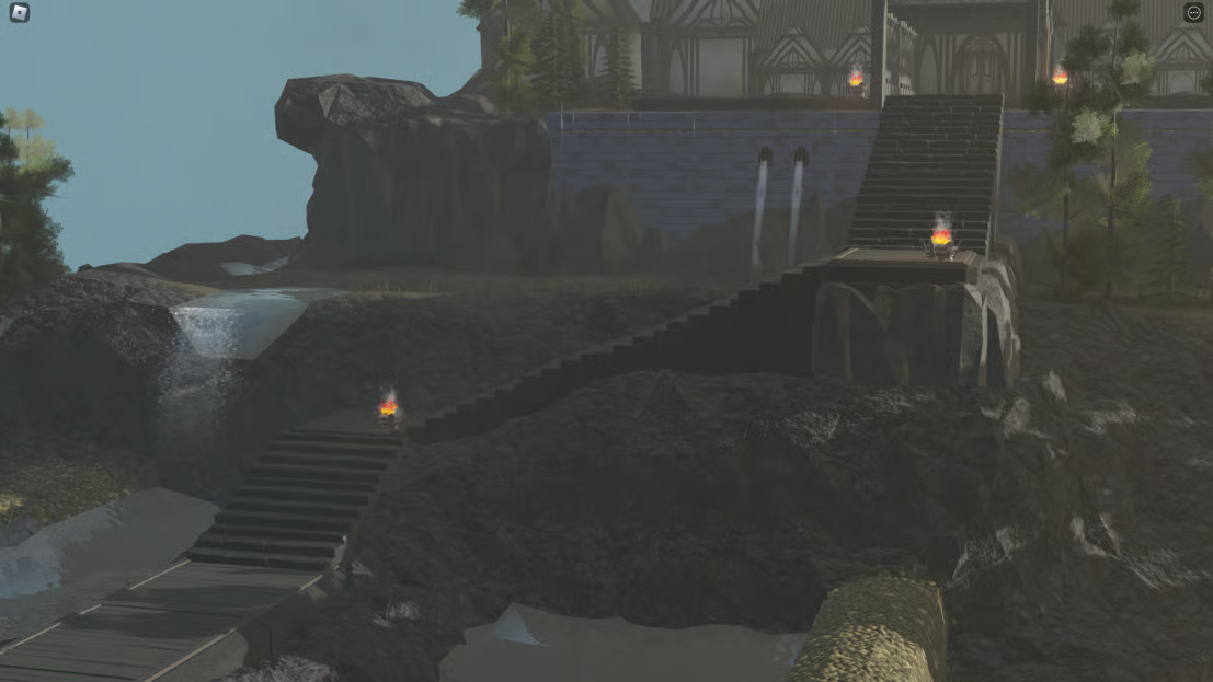 Kingdom village buildings Roblox