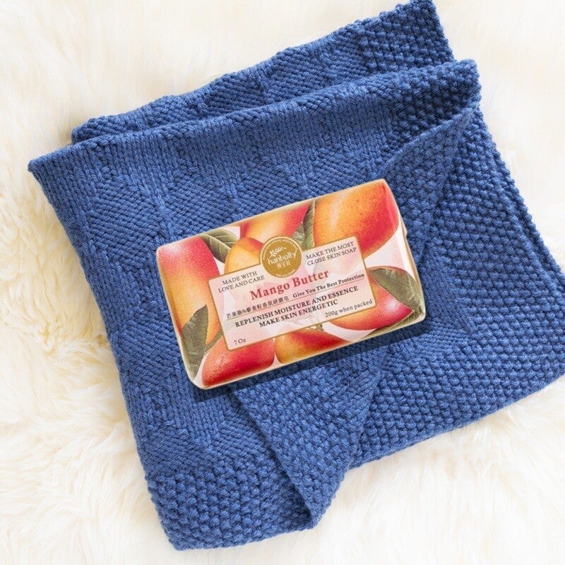 Hanbolly artisan soap exfoliating bath soap with fragrance