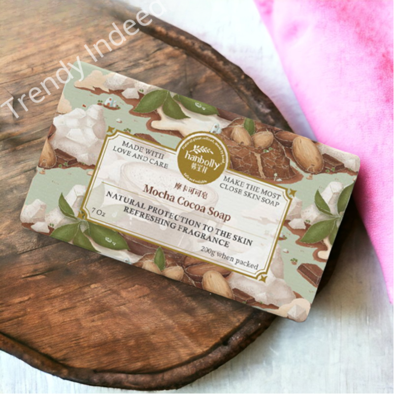 Hanbolly bath soap exfoliating fragrance soap 200g