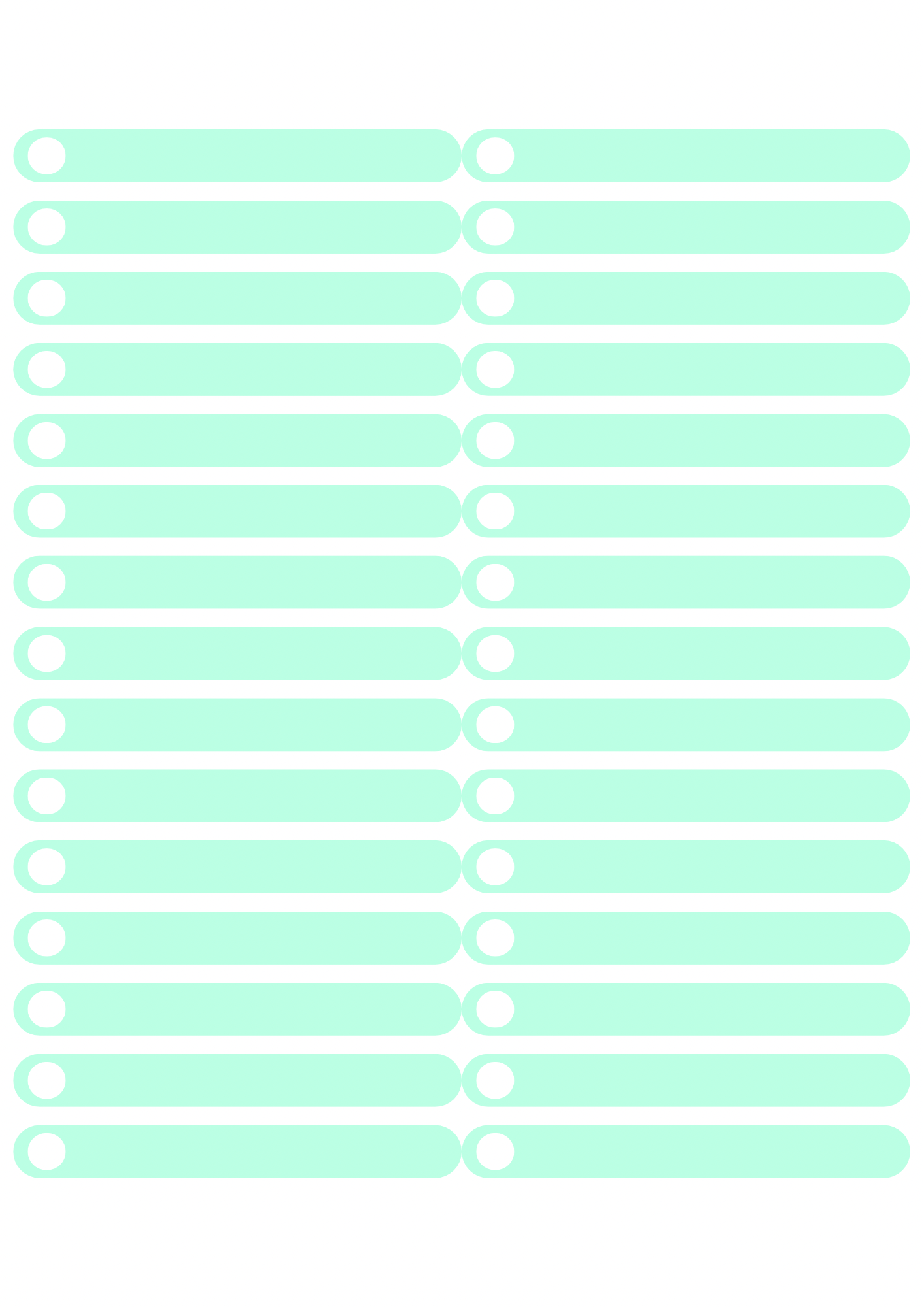 Simple & Practical, 3-Column, A4 Checklist | Printable PDF | Instant ...