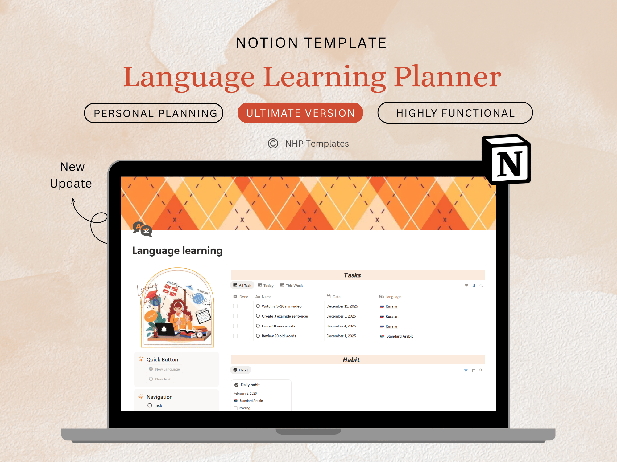 Language Learning – Notion Template - Payhip