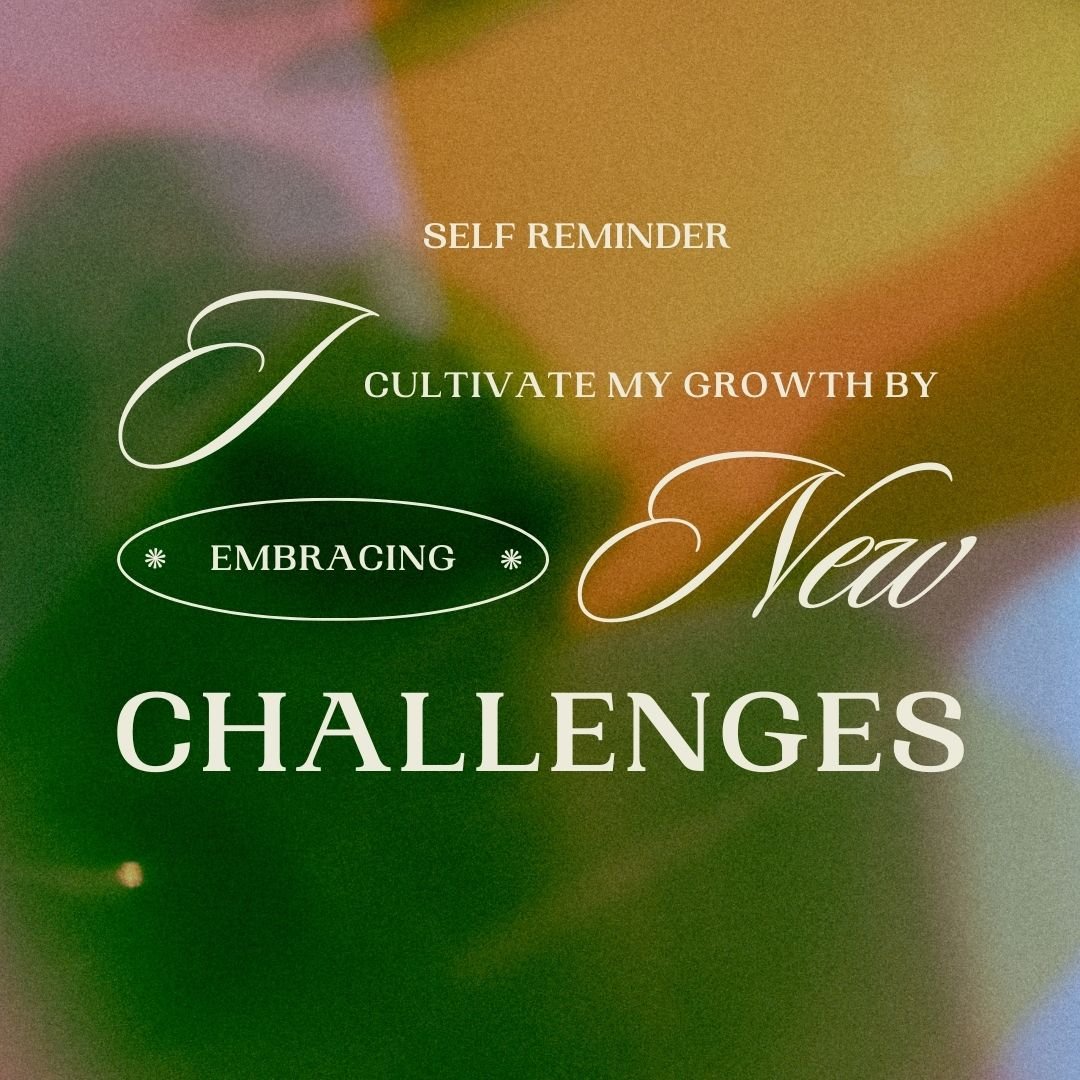 Today I will cultivate growth within myself and embrace every challenge as an opportunity to strengthen my faith and character.