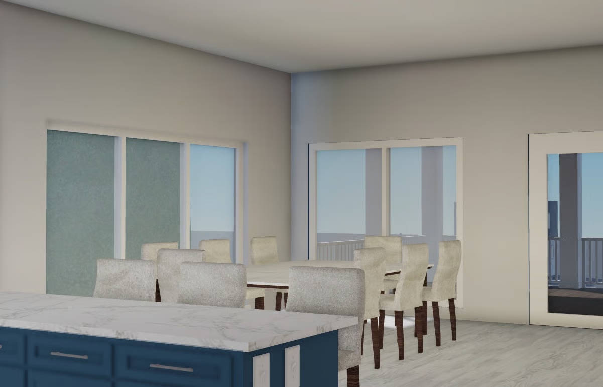 Residential interior with bedrooms Roblox map