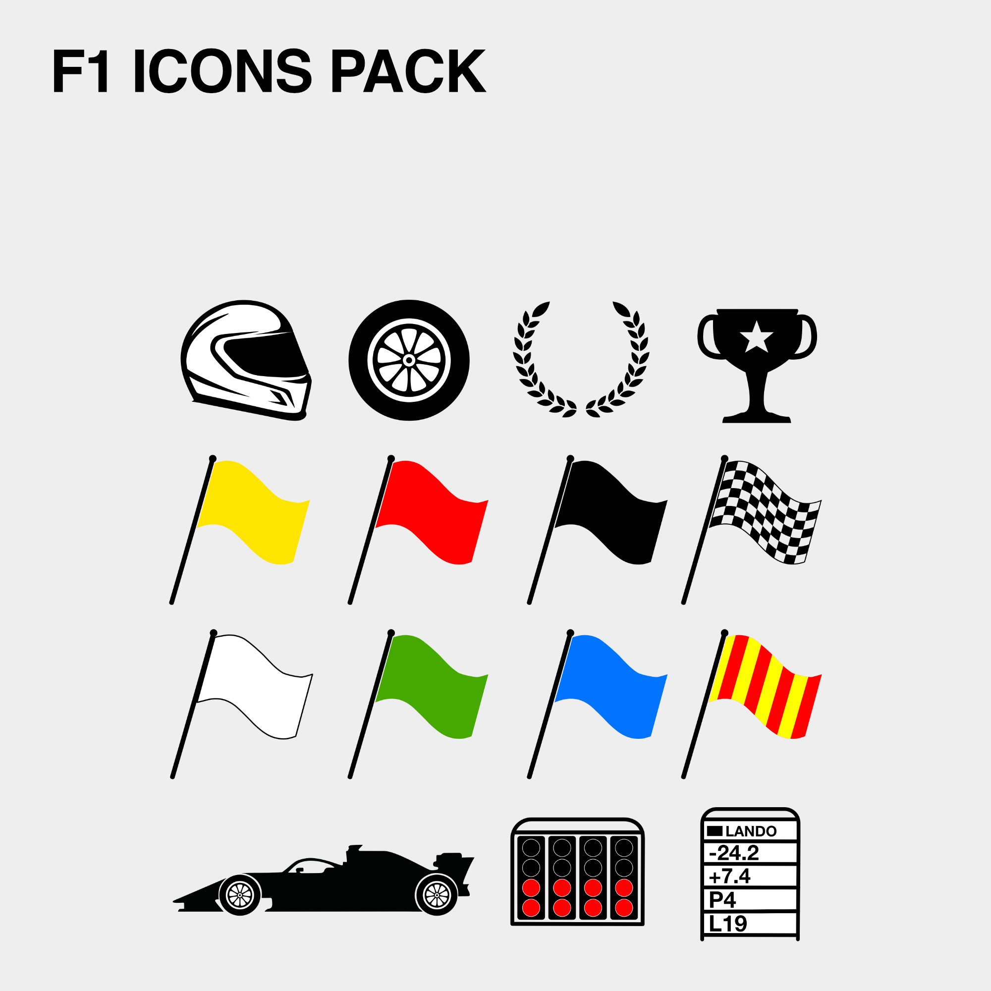 F1000 Racing Icon F1 Icons Pack