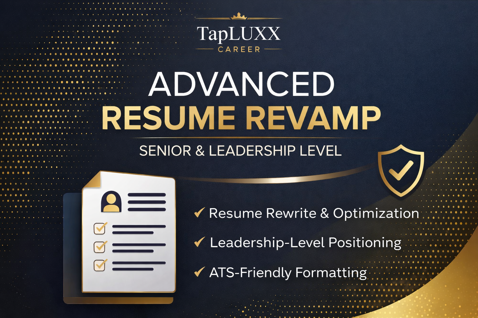 Advanced Resume Revamp — Senior & Leadership Level - Payhip