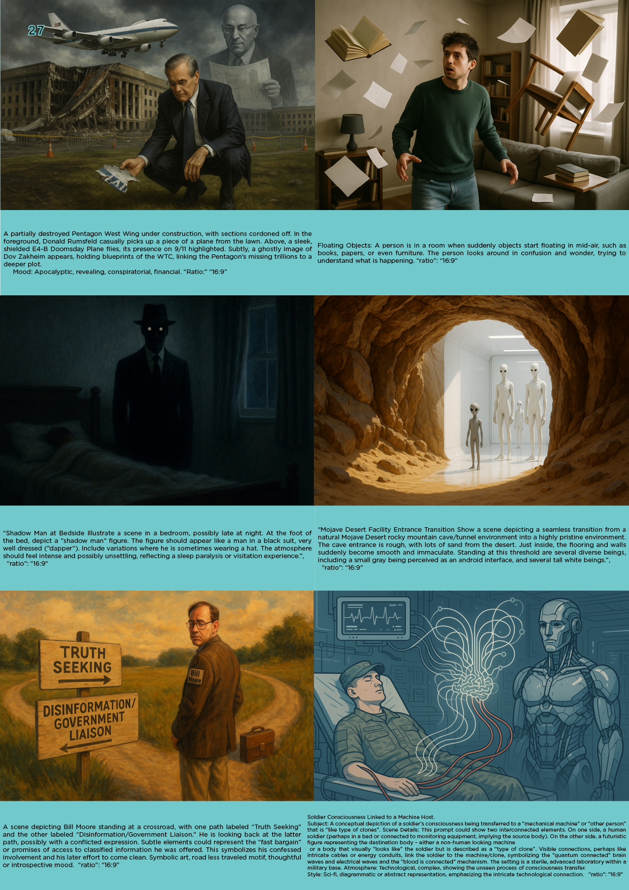 AI prompt eBook on the Ufo, Alien and Phenomena, 800 prompts