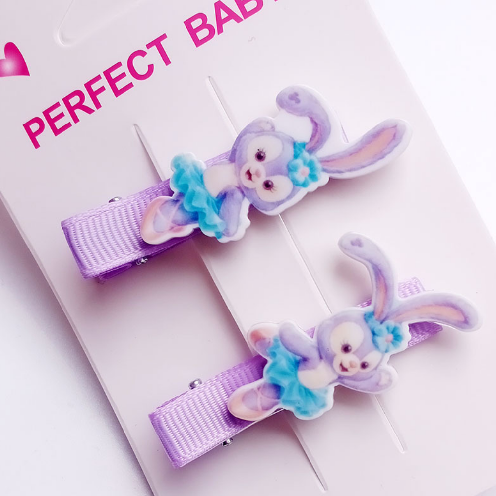 Soft plush bunny ears hair band cute girls headwear