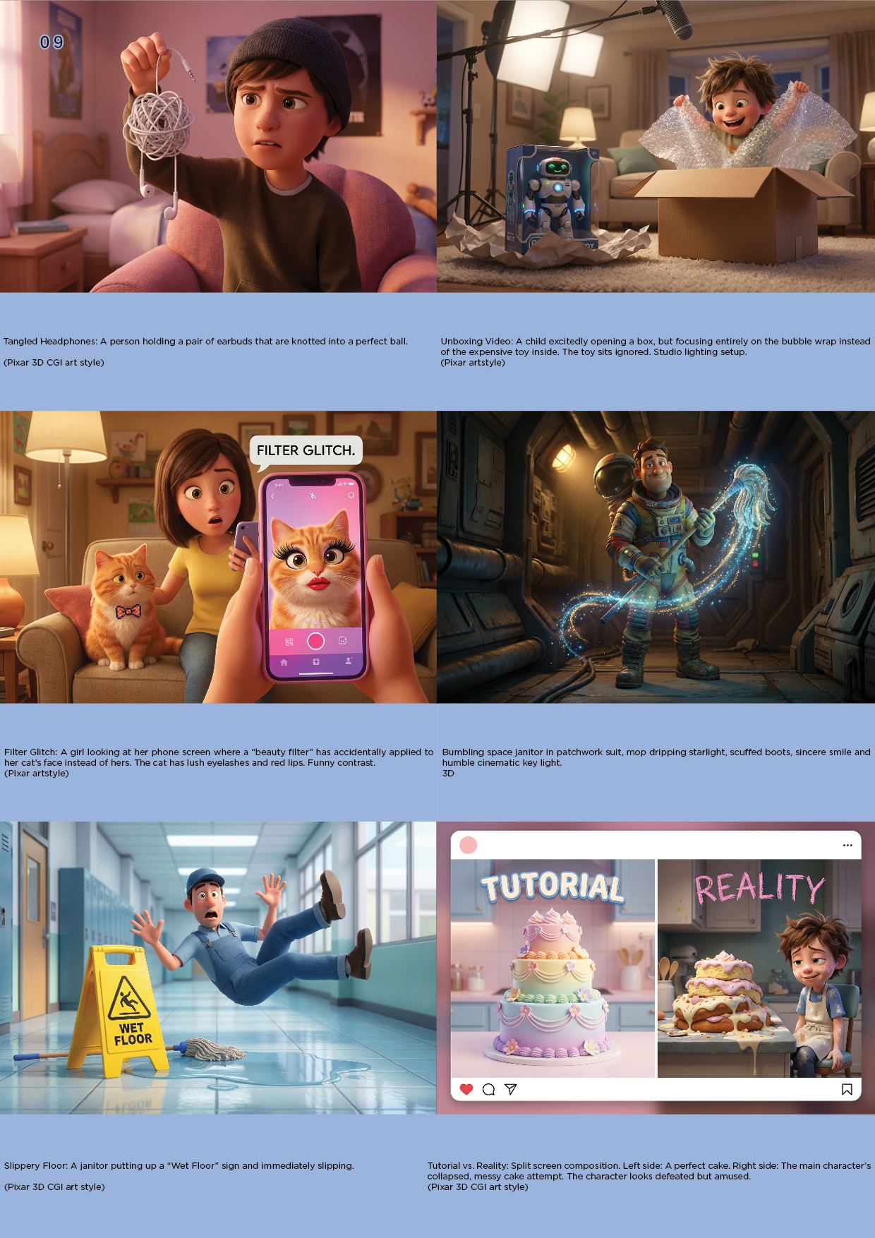 Pixar style, 3d animation, cgi, movies, cartoon