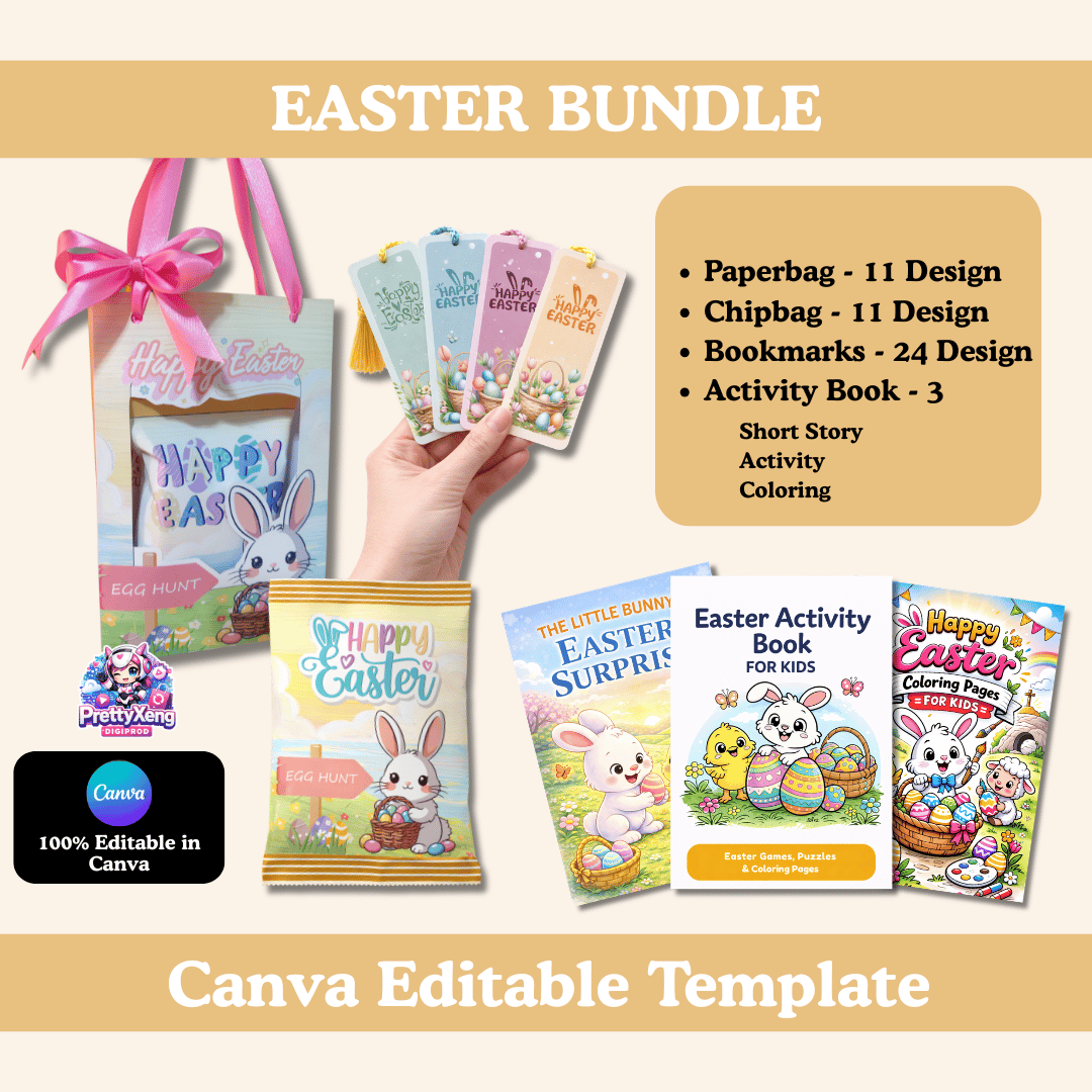 Easter Paperbag Template - Payhip