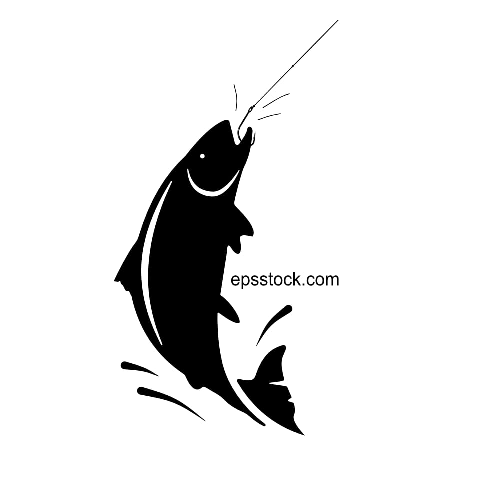 fish on a hook