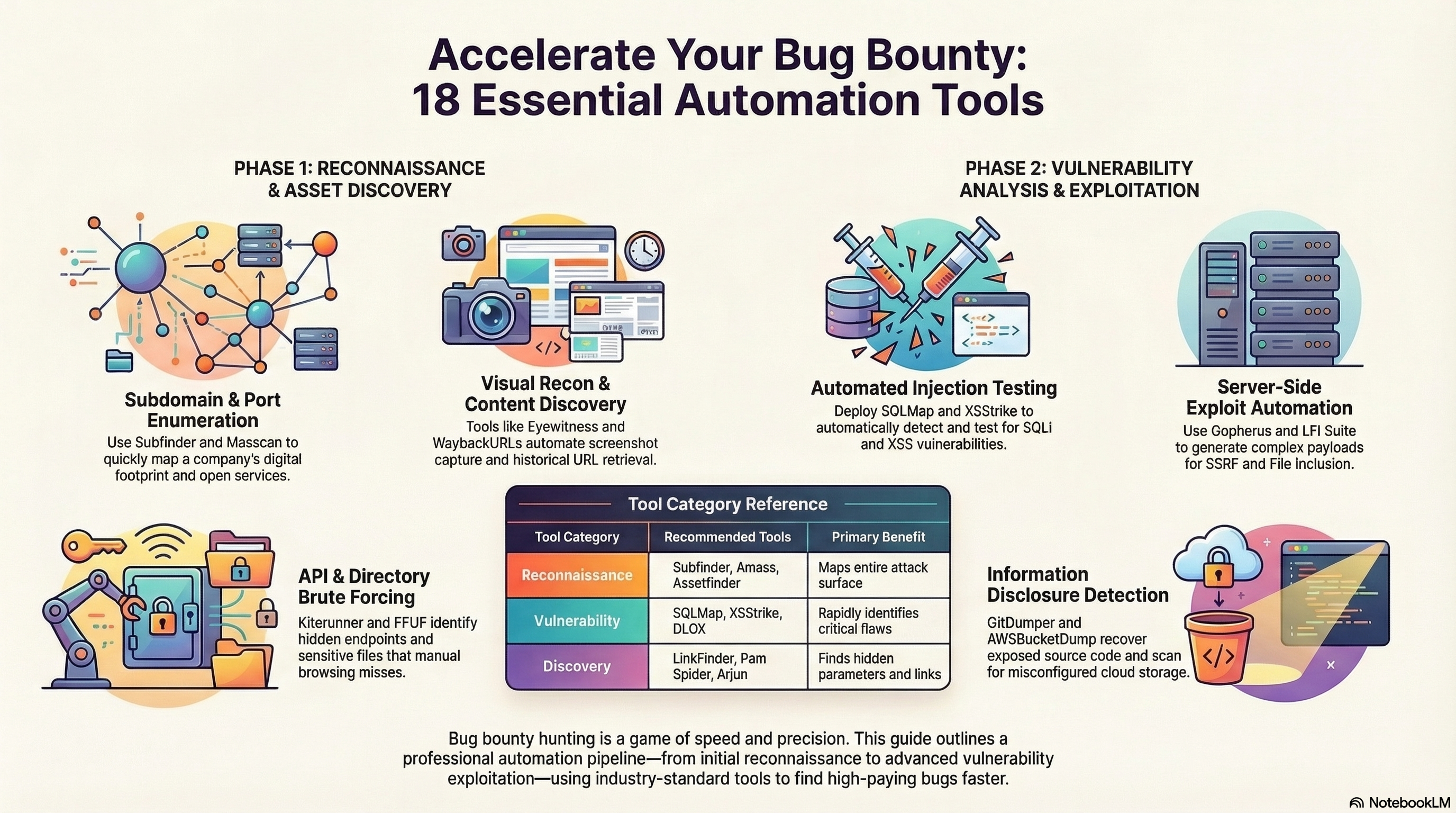 Exploit 18 Bug Bounty Automation Toolkit: 18 Essential Tools for Faster Recon ...
