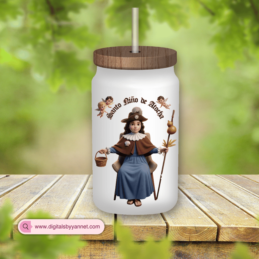 Catholic Sublimation Design | Santo Niño de Atocha PNG for Shirts & Tumblers