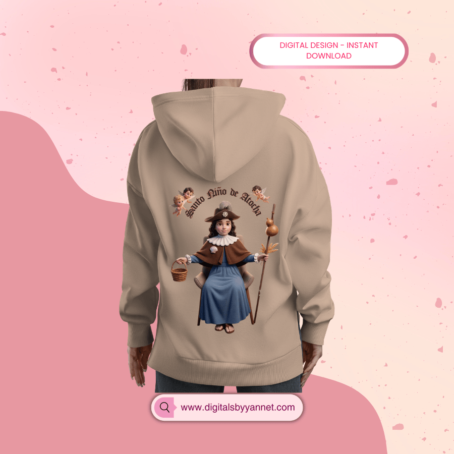 Santo Niño de Atocha Catholic PNG | Religious Digital Download for Crafts