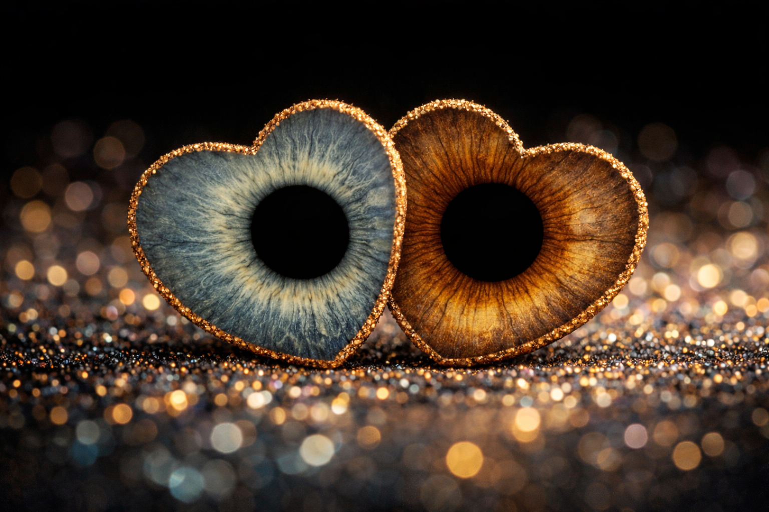Personalised Iris Eye Artwork – Custom Couple Eye Art – Infinity Eyes ...