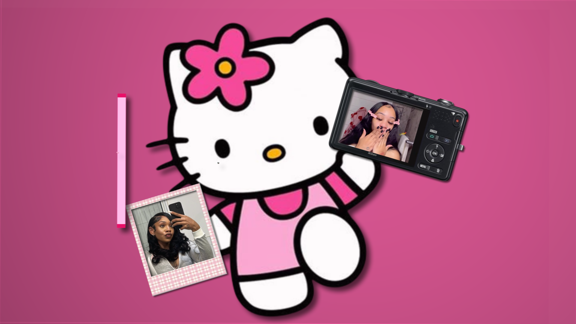 Pink & simple Hello kitty youtube Intro and outro bundle - Payhip