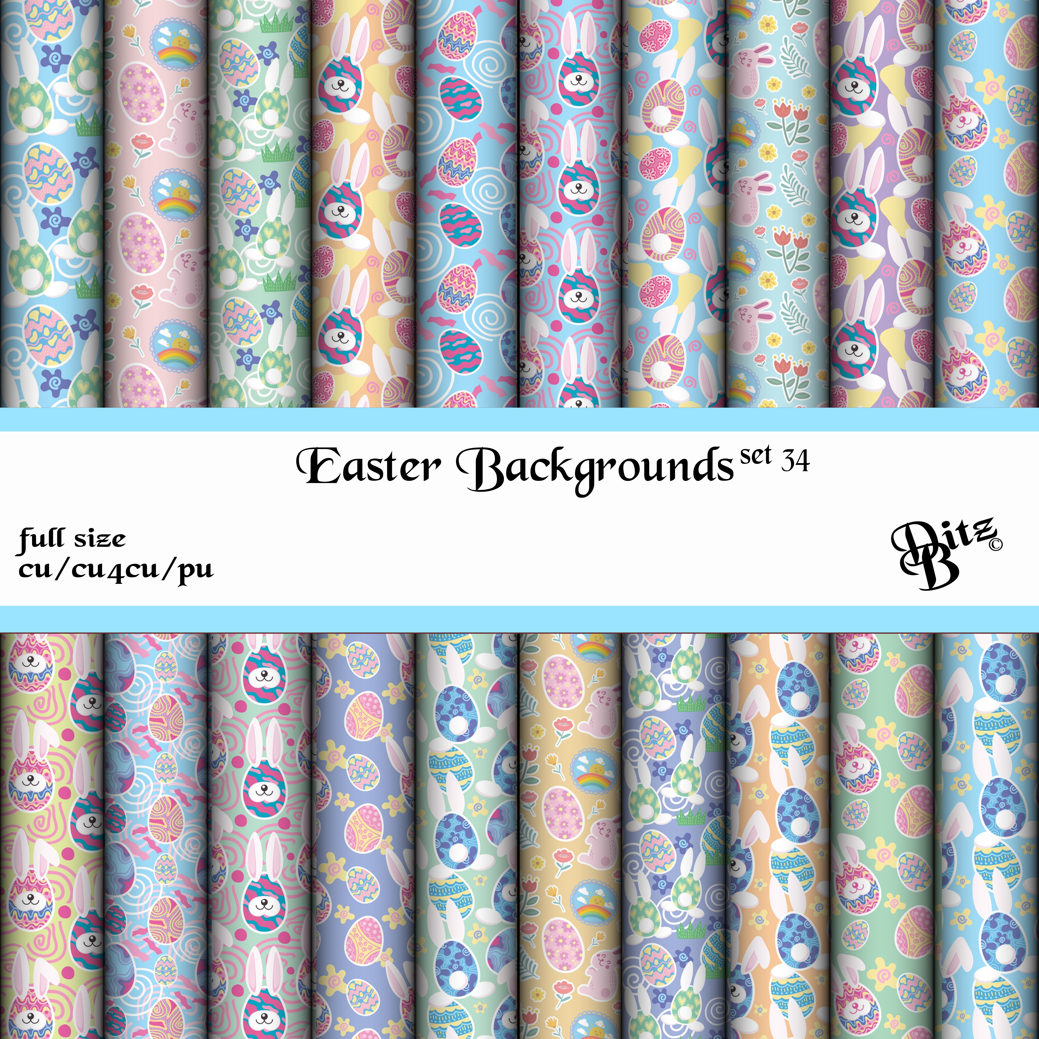 Easter Backgrounds Set 34 - Payhip