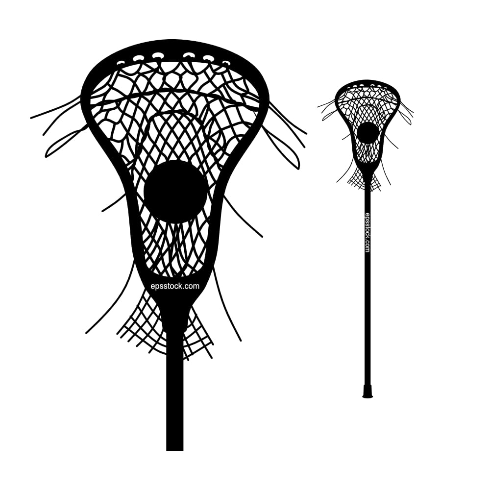 lacrosse stick with ball