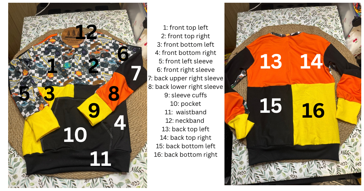 Colorblock Options Hoodie (includes colorblock options) - Payhip