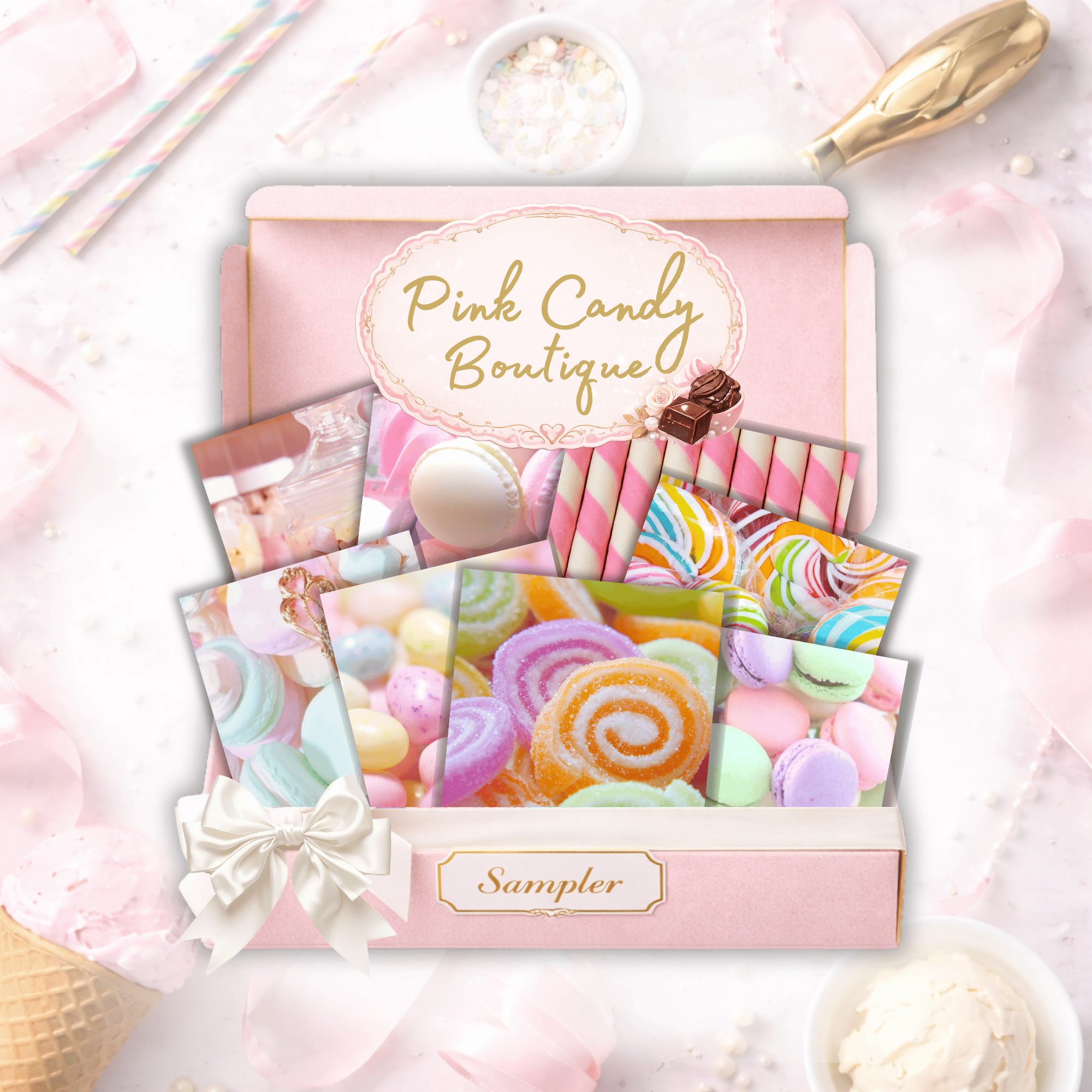 Pink Candy Boutique - Digital Paper Pack - Payhip