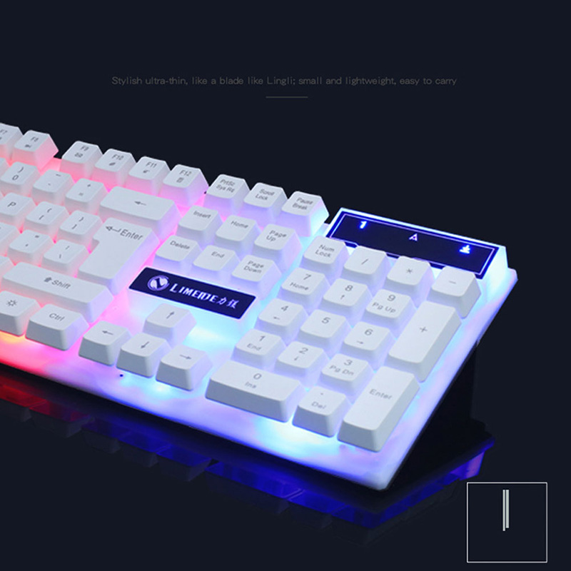 Esports style RGB keyboard and mouse gaming set