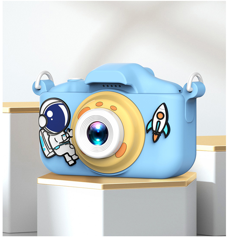 Kids dual lens camera high definition video toy for children