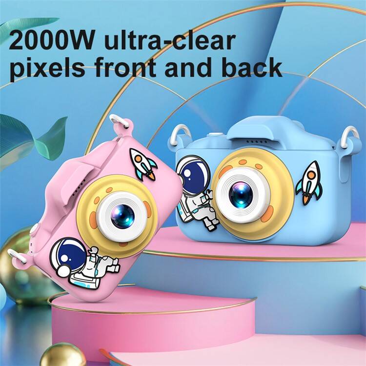 Kids educational camera toy spaceman design mini camera
