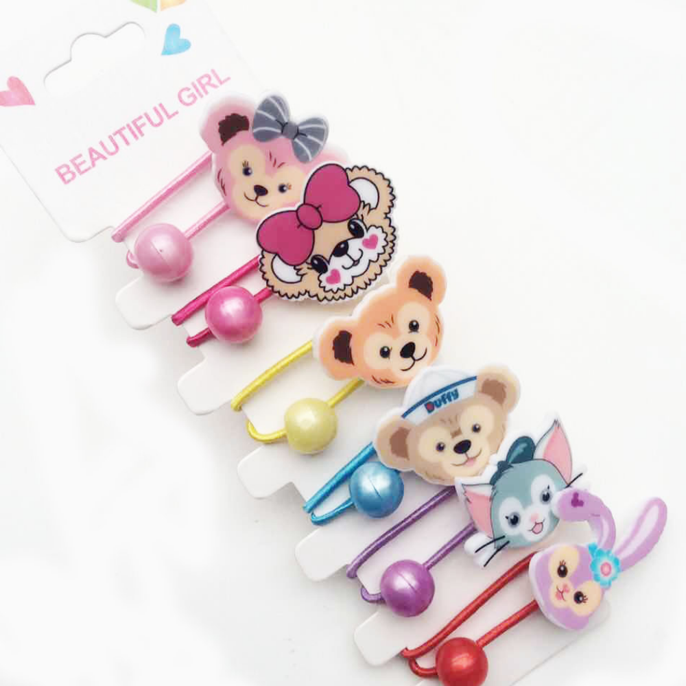 Adorable cartoon style hair tie elastic band for girls