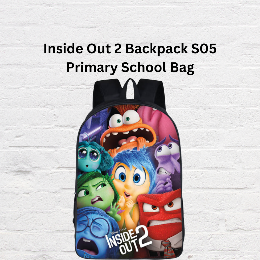Children playful cartoon style backpack school bag for students