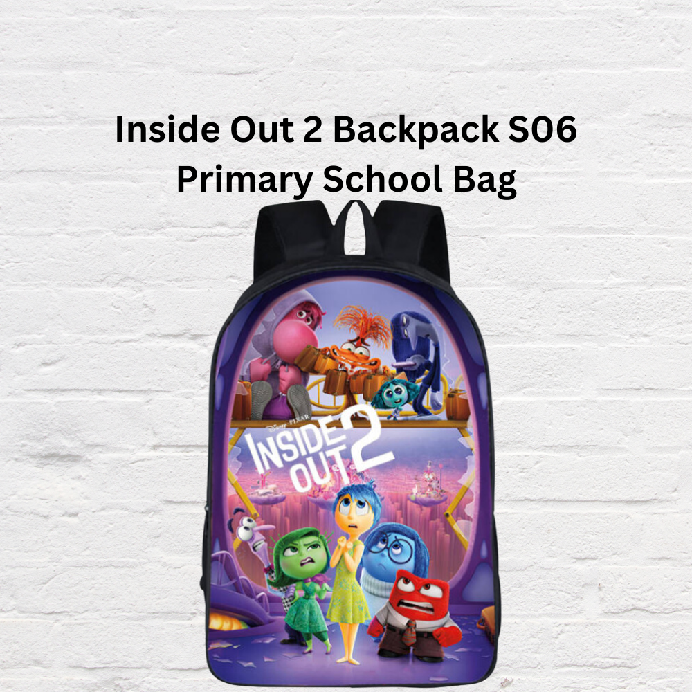 Kids stylish cartoon inspired backpack large capacity school bag