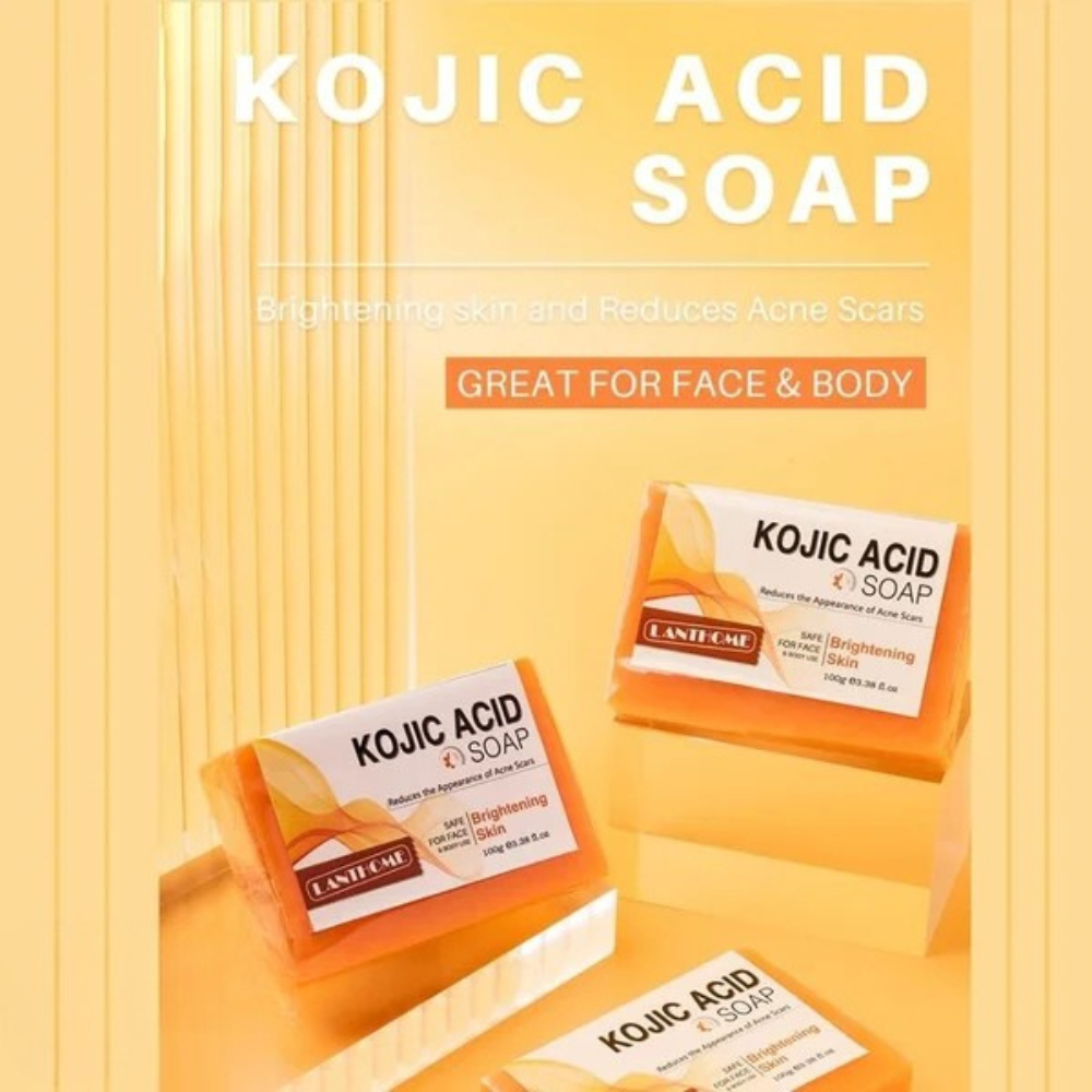 Lanthome kojic soap gentle cleansing skincare soap