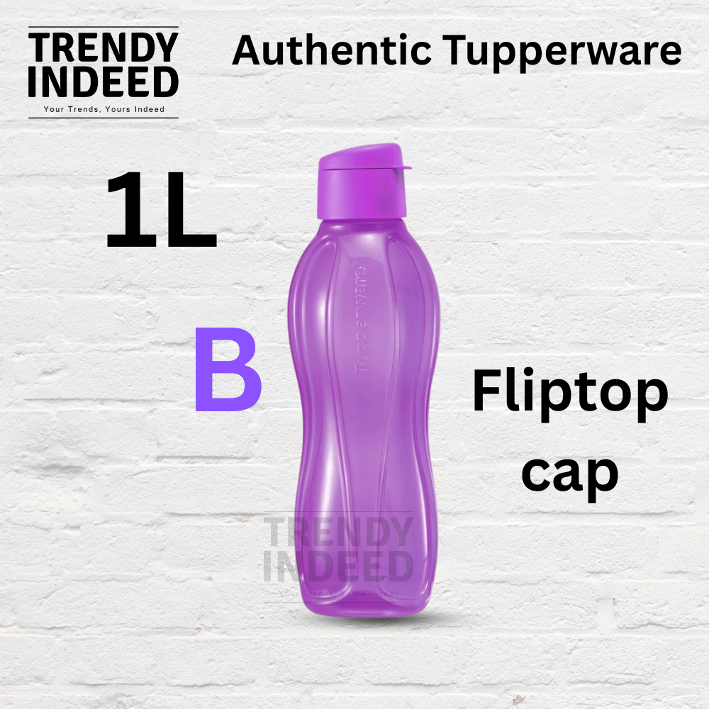 Tupperware eco bottle 500ml flip top water bottle