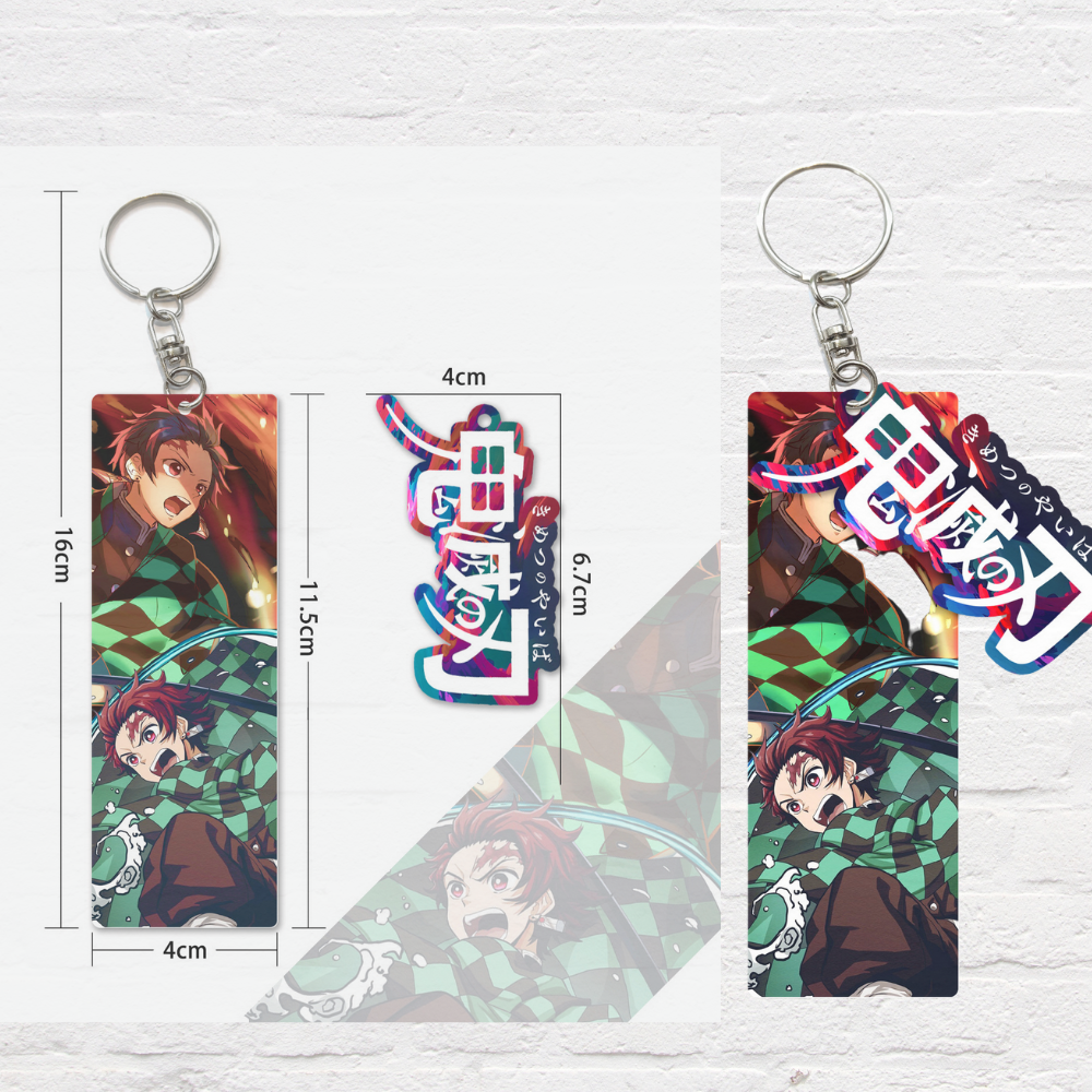 Cartoon style keychain collectible PVC charm accessory