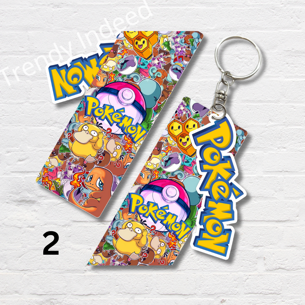 Anime themed PVC keychain cute collectible accessory