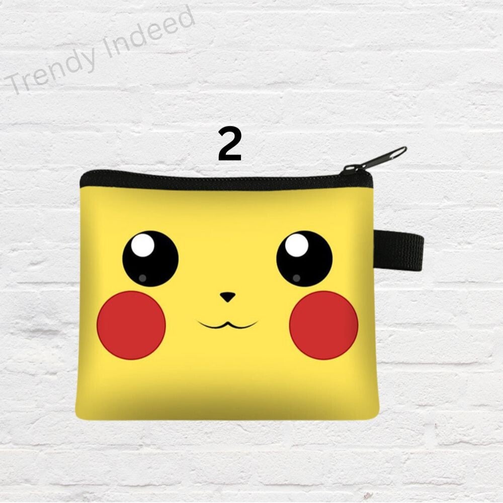 Cartoon inspired kids wallet with matching coin purse