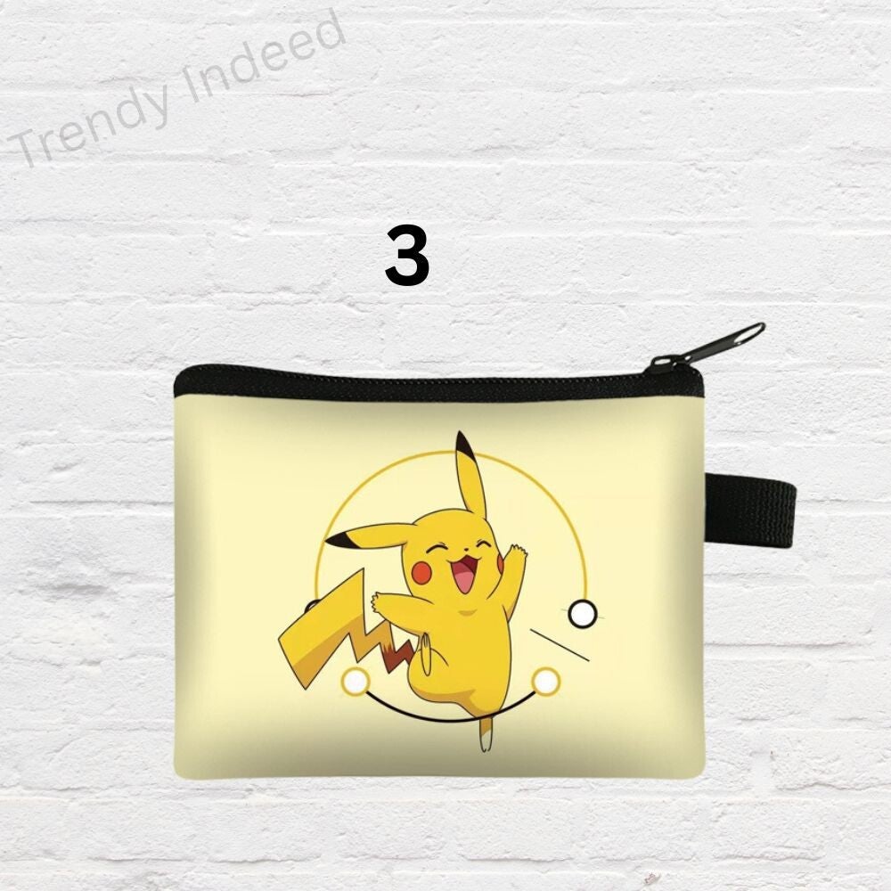 Kids monster themed wallet compact coin pouch accessory