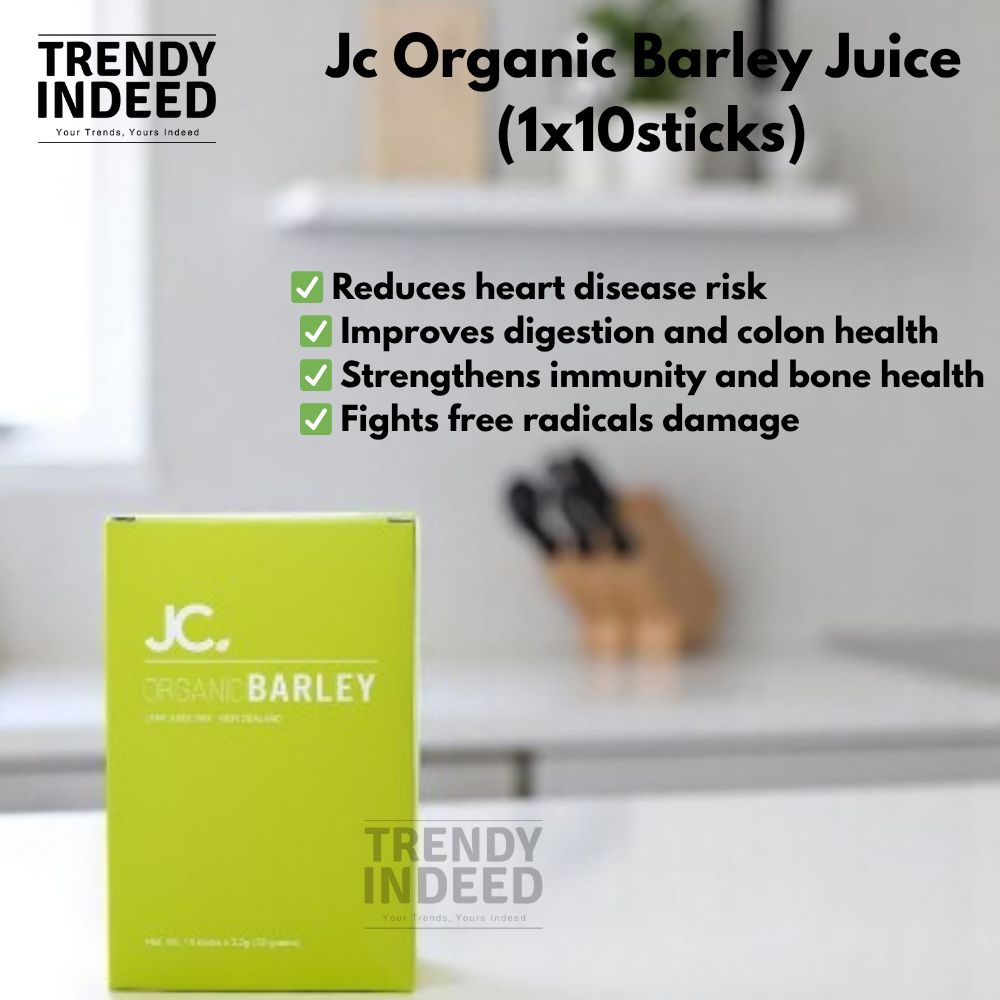 JC Premiere organic barley juice New Zealand barley drink