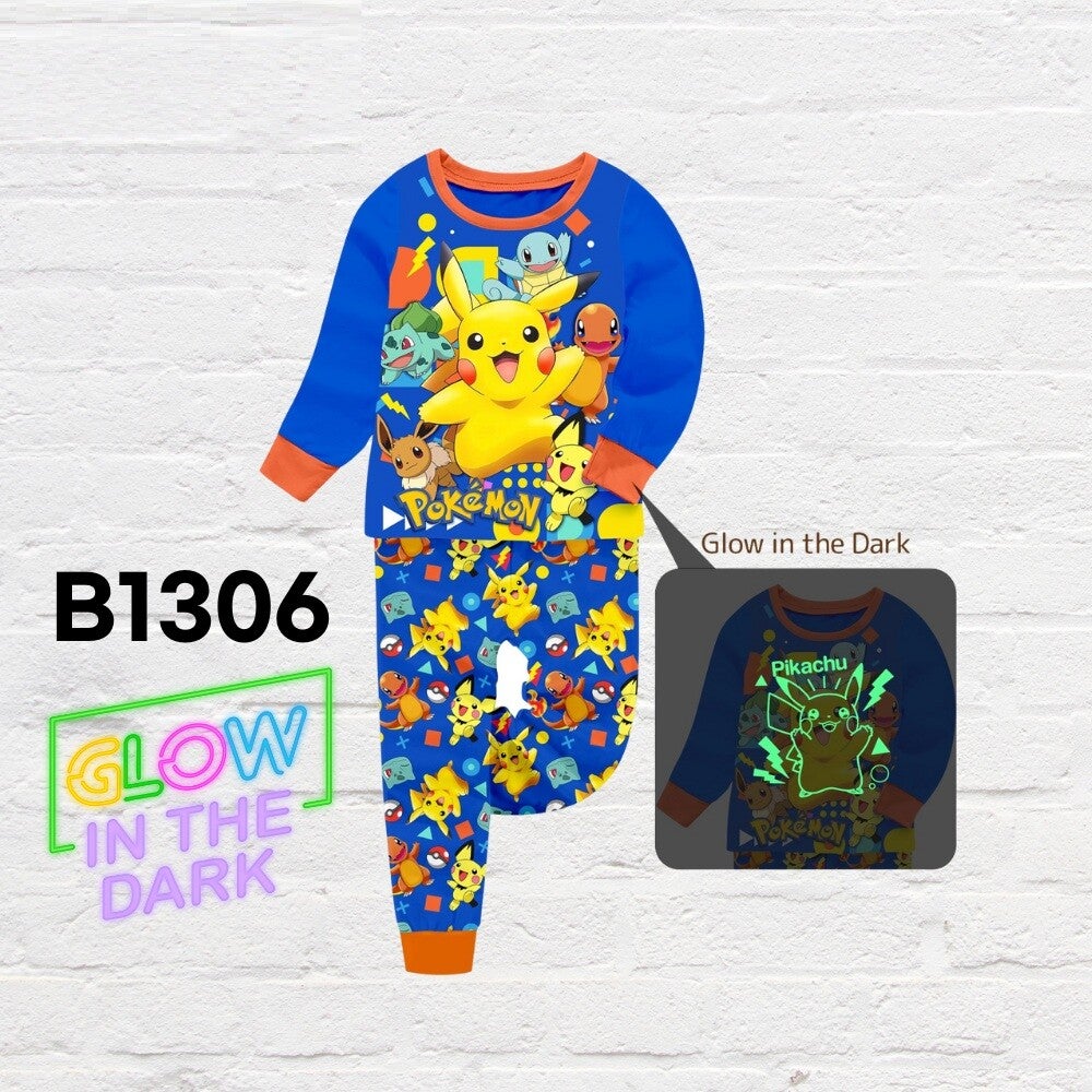 Boys girls character style pajamas comfortable nightwear