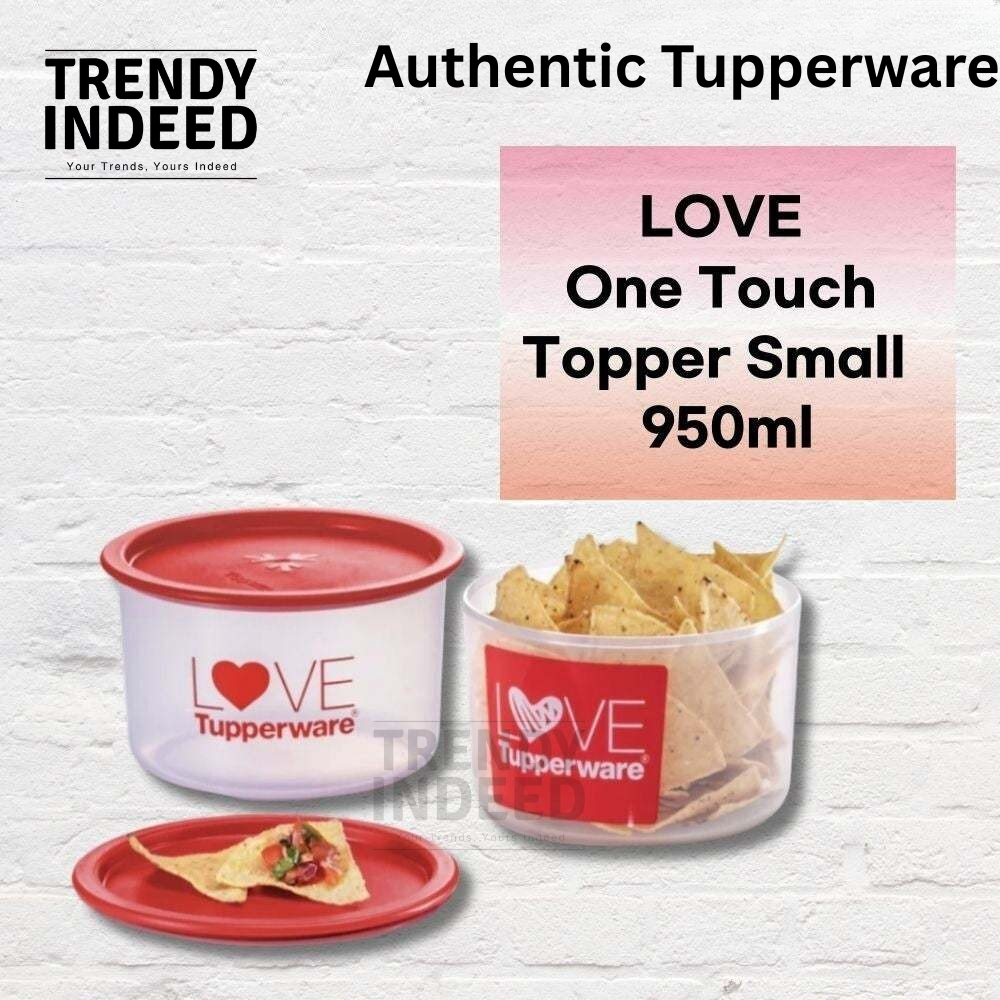 Tupperware airtight container one touch lid kitchen storage