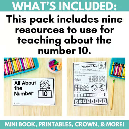 Number Ten Activities