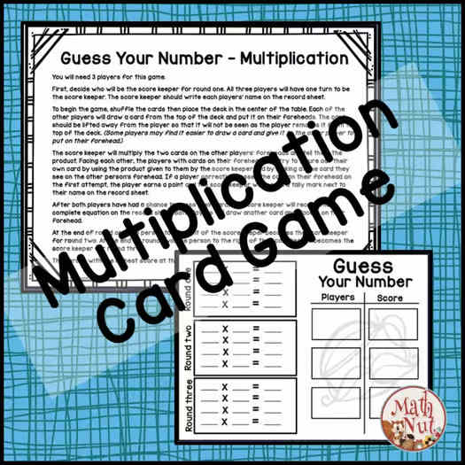 Guess Your Number "Multiplication Game"
