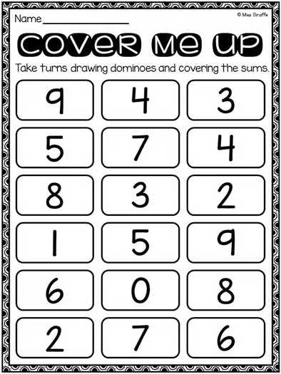 Cover Me Up (+ Extension Pack!) Domino Math Centers