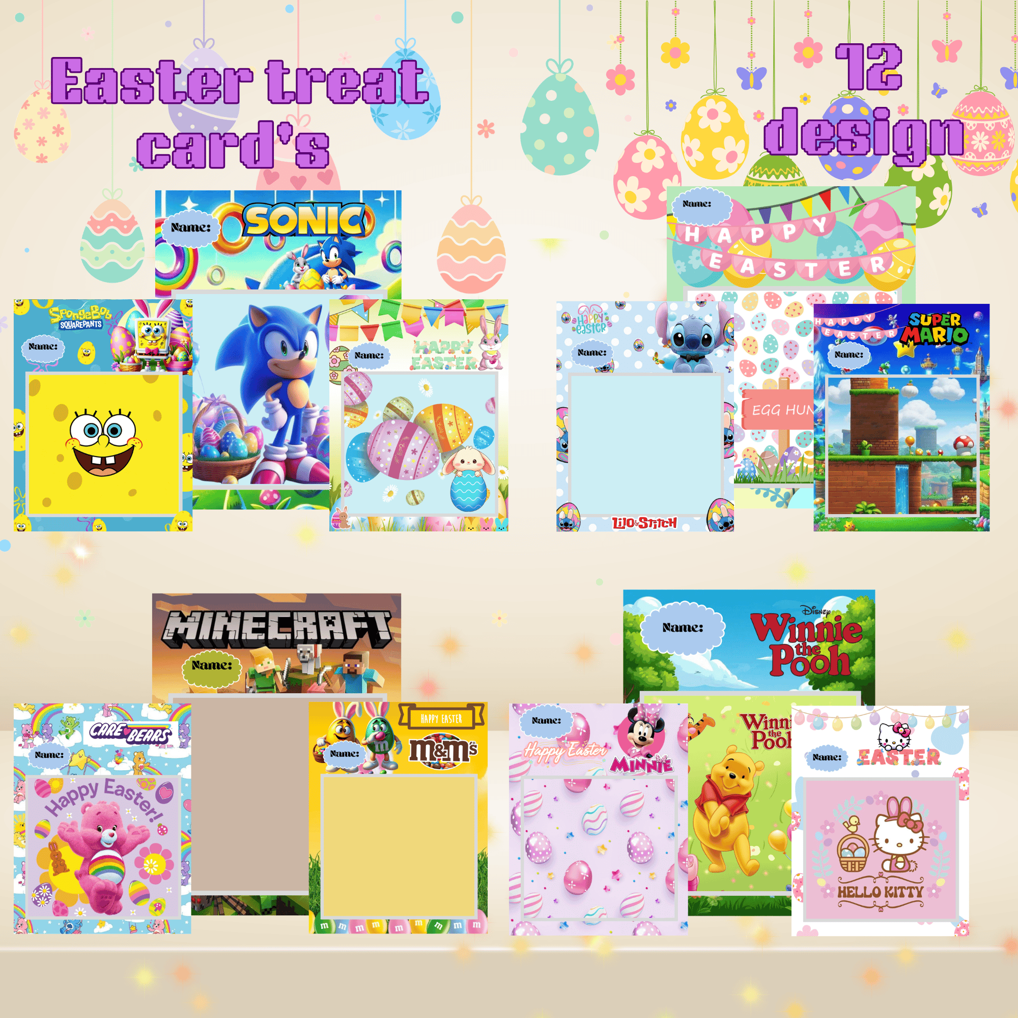 Easter Treat Cards - Payhip