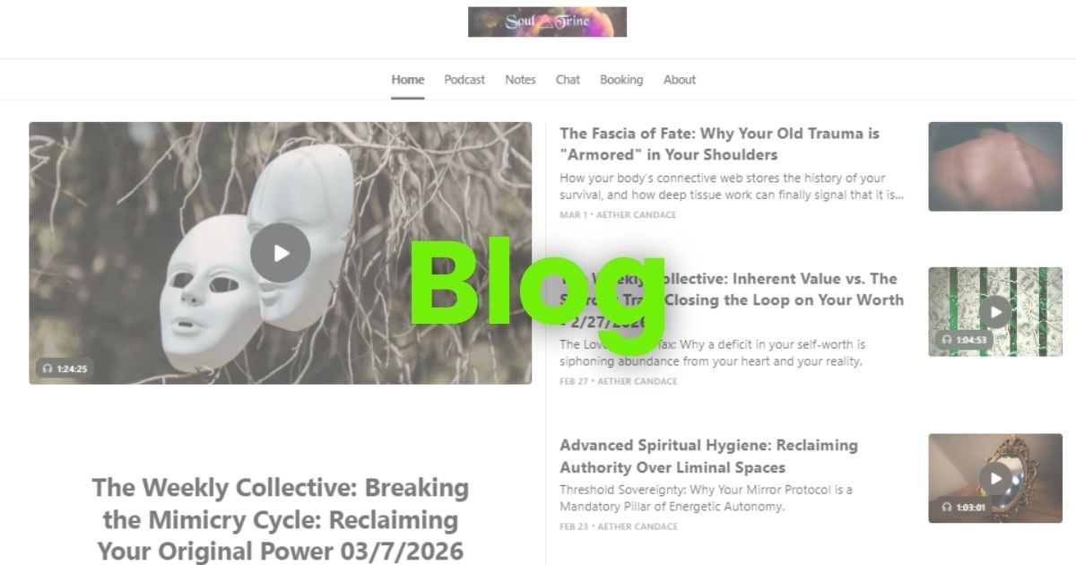 Soul Trine Blog