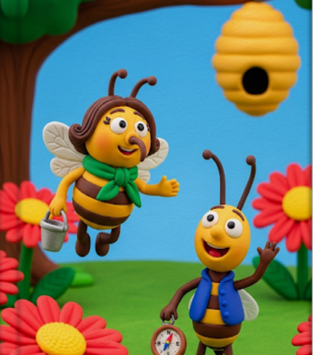 A sweet story about bees, flowers and honey