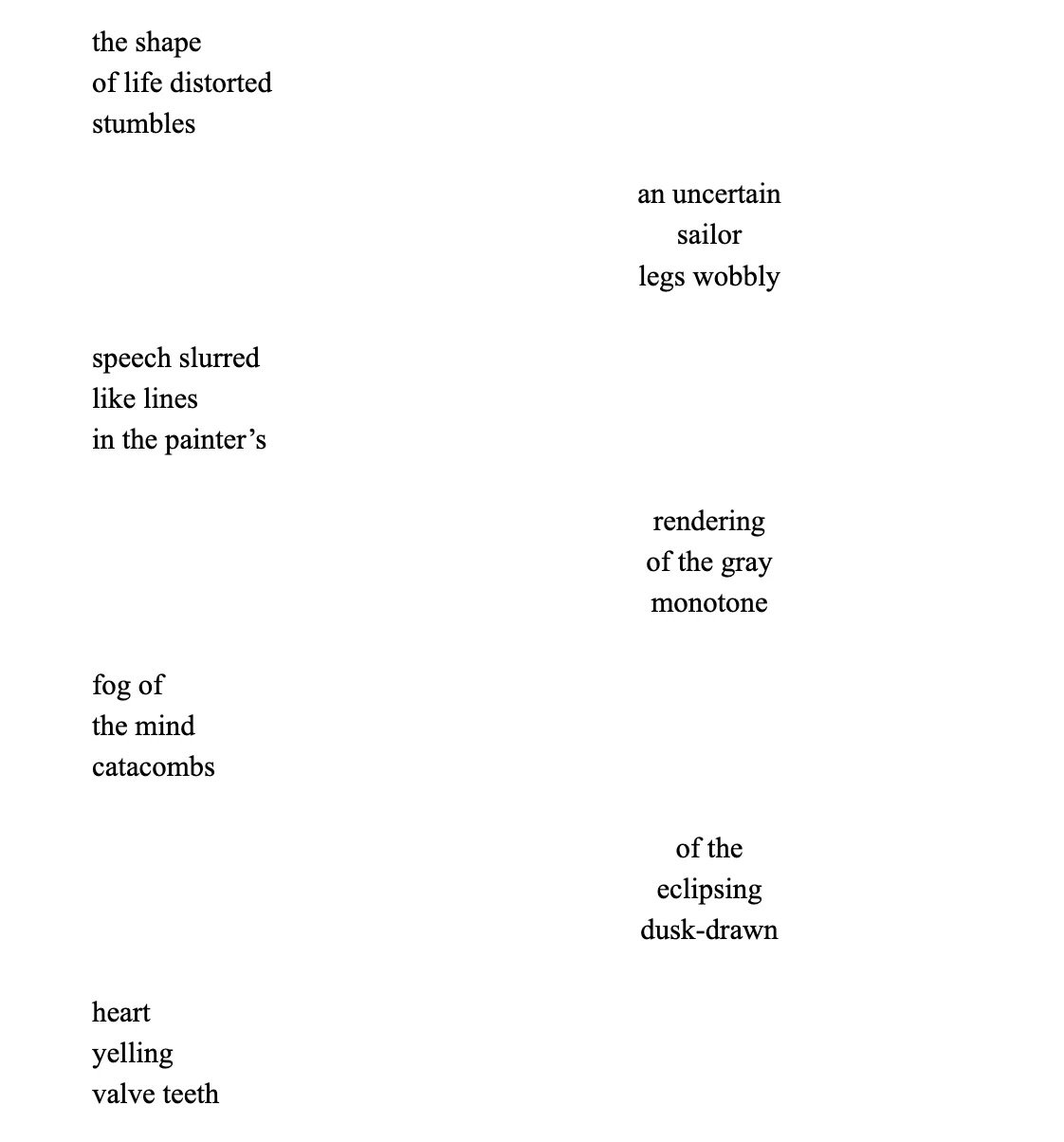 Andrew Bucker Poem Christmas Mourn, Expected But Not Received (Part 1)