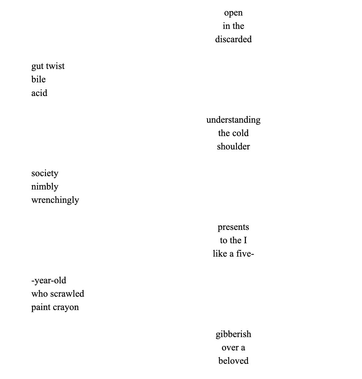 Andrew Bucker Poem Christmas Mourn, Expected But Not Received (Part 2)